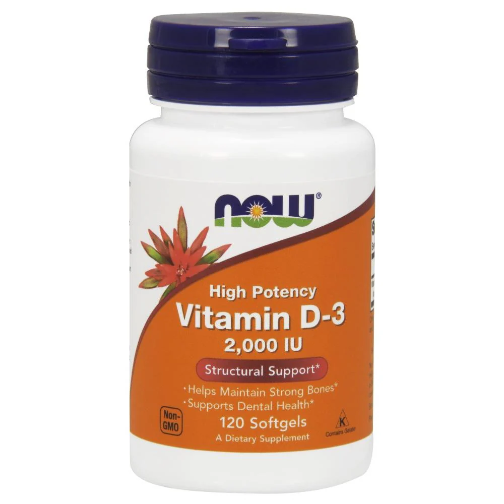 NOW FOODS VITAMIN D3 2000IU - Image 3