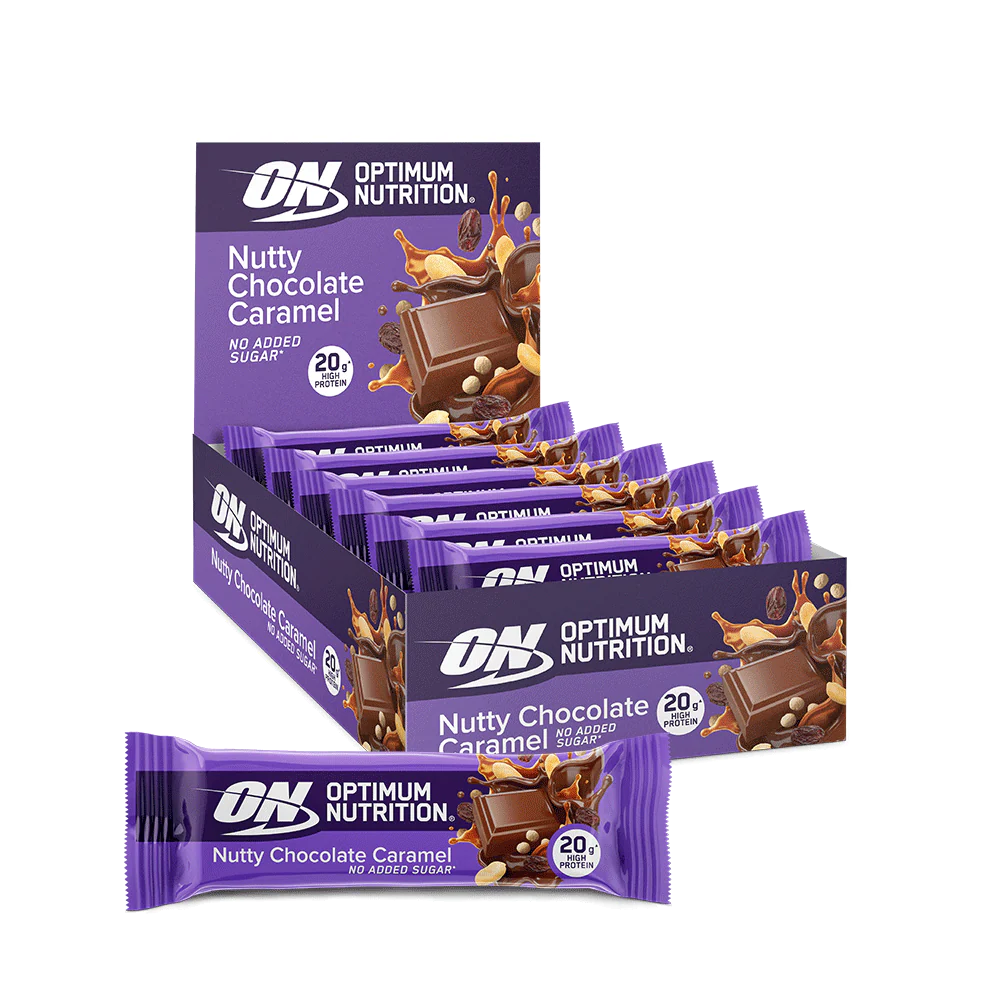Optimum Nutrition Nutty Chocolate Caramel Protein Bar - Image 2